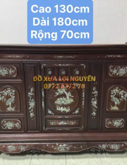 Tủ thờ gỗ gõ mật xưa