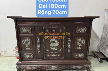 Tủ thờ gỗ gõ mật xưa