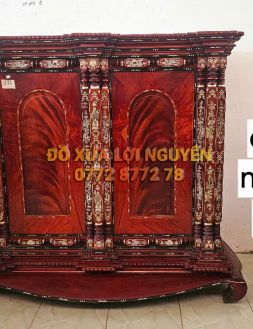 Tủ thờ gỗ gõ đỏ và căm xe, giá hữu nghị