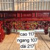 Nghi thờ siêu to, gỗ gõ mật, đục trạm sắc nét