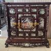 Tủ thờ gỗ gõ mật cẩn ốc Singapore
