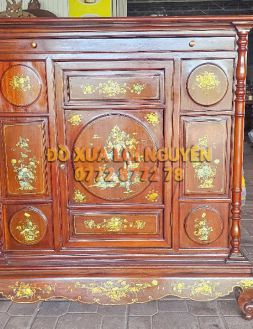 Tủ thờ gỗ gõ mật xưa giá rẻ