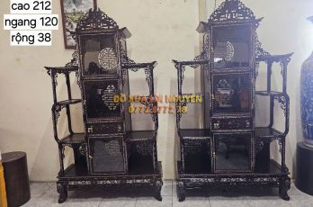 Tủ trưng bày, dơi cài thọ, gỗ gõ mật
