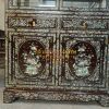 Tủ trưng bày, gỗ gõ mật, cẩn ốc vip