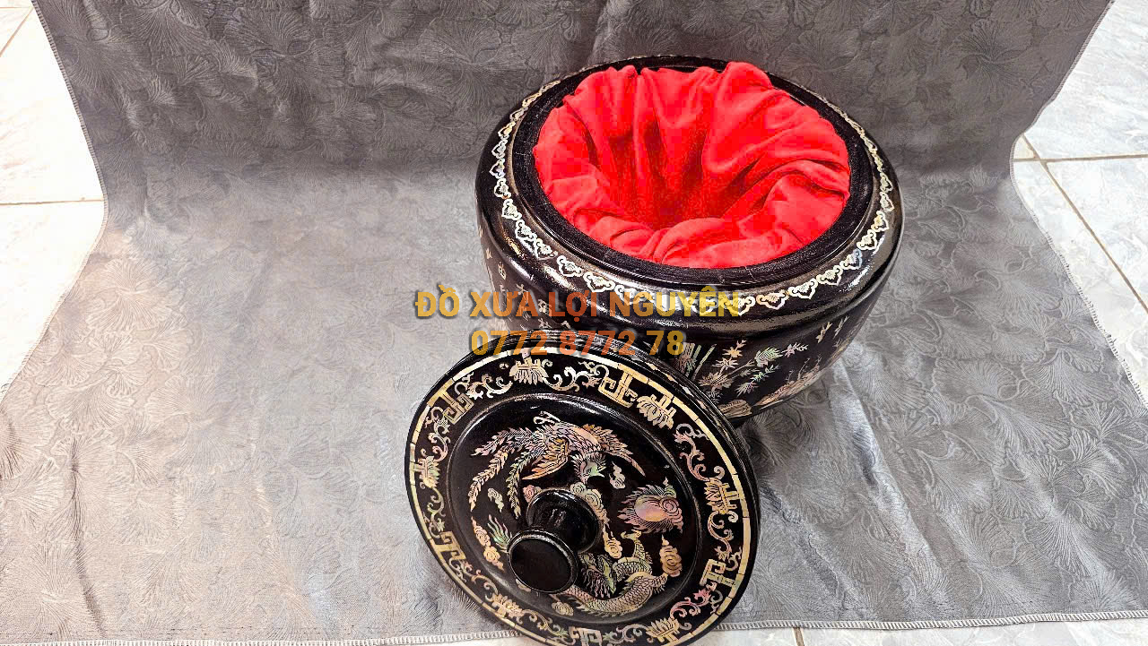 Hủ ủ trà. Gỗ gõ mật