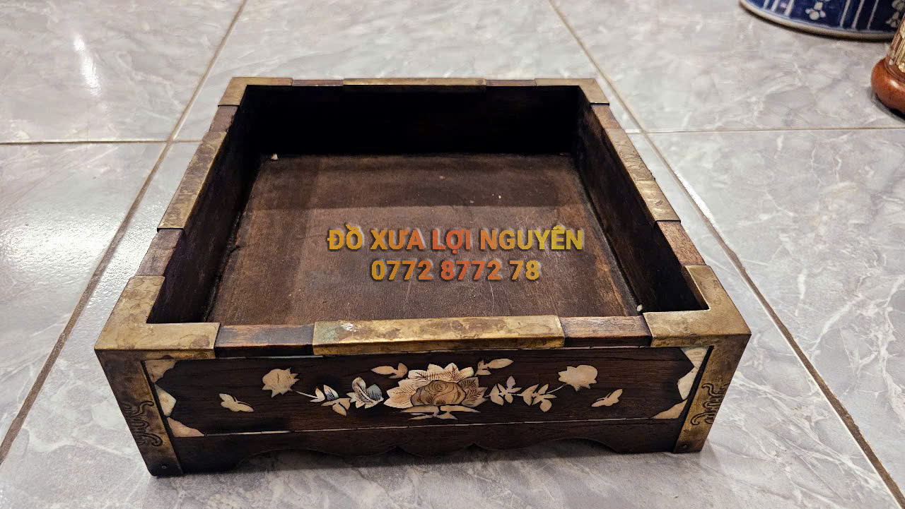 Khay trà gỗ mật -4