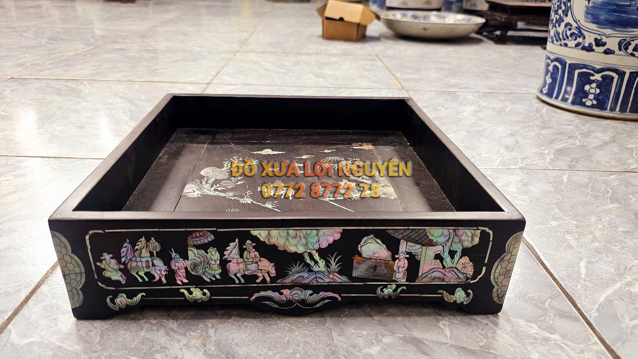 Khay trà gỗ mật - 5