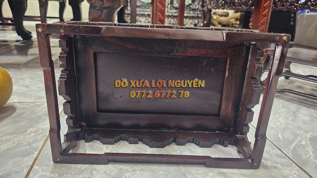 Khai trà gỗ trắc