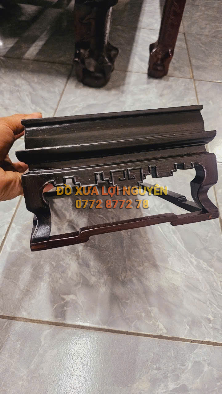 Khai trà gỗ trắc