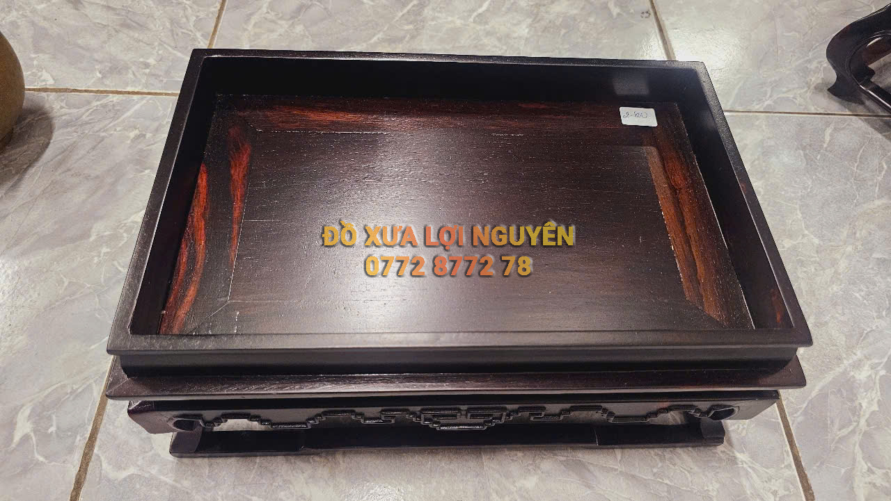 Khai trà gỗ trắc