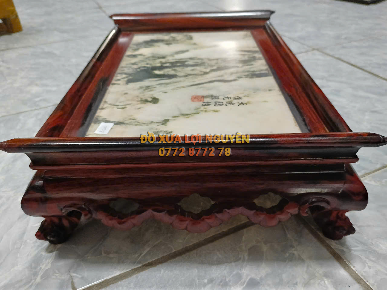 Khai trà gỗ trắc - 2