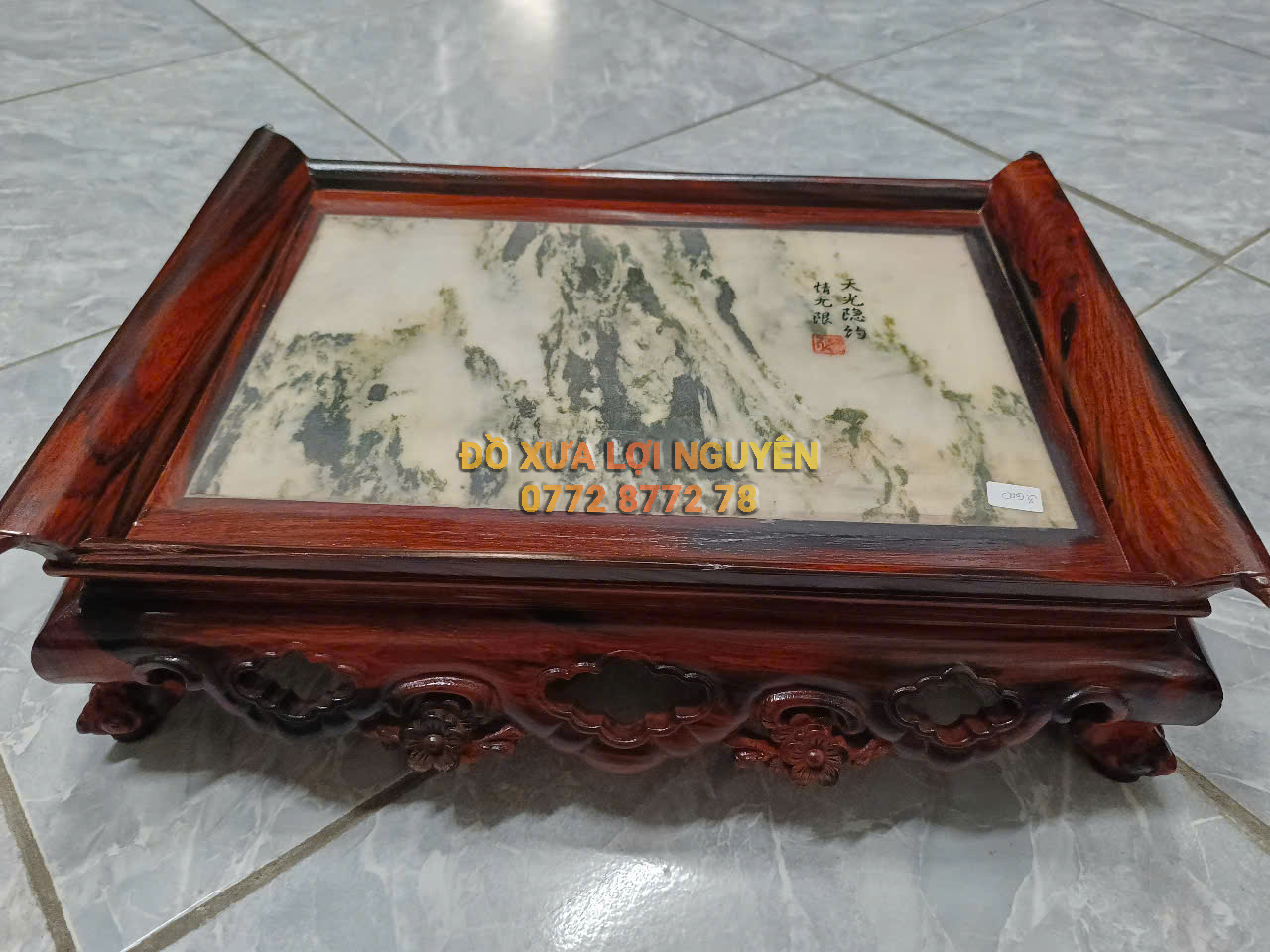 Khai trà gỗ trắc - 2