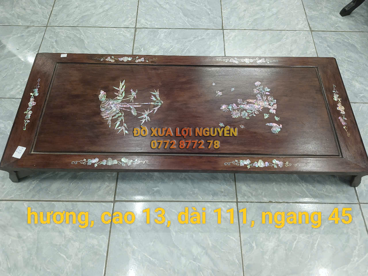 Bàn trà gỗ hương