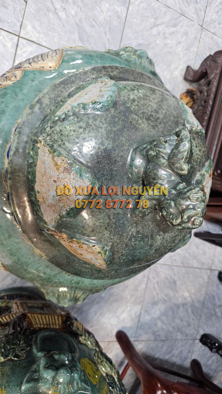 Cặp choé gốm biên hoà, cao to. Rất đẹp