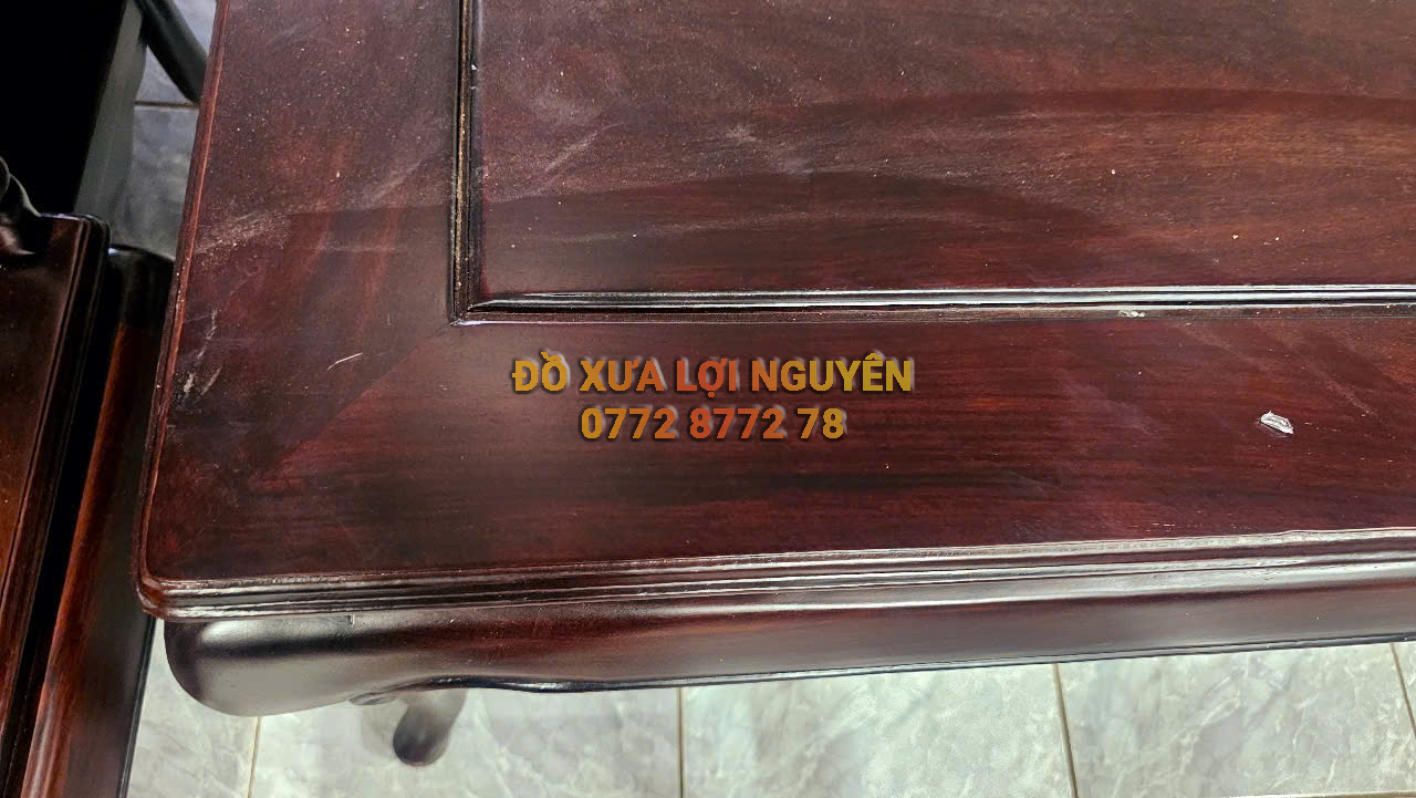 Bộ móc tàu 8 món gỗ trắc ta xưa đẹp