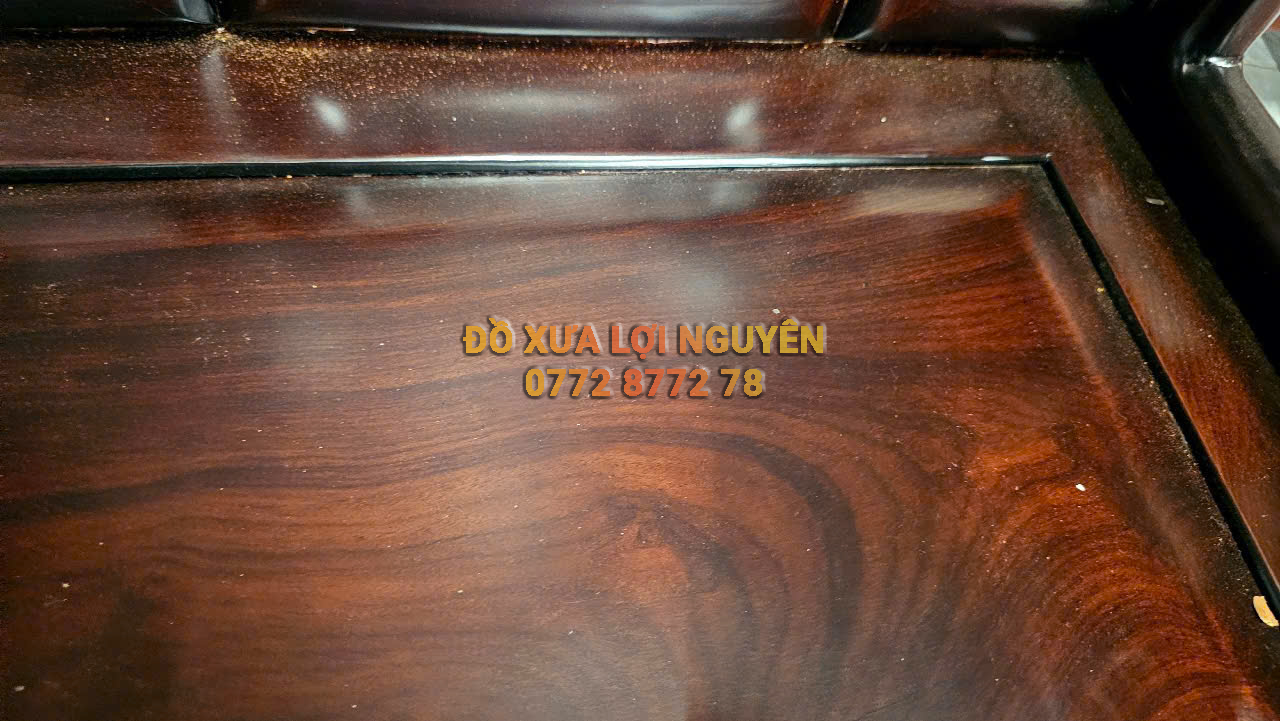 Bộ móc tàu 8 món gỗ trắc ta xưa đẹp