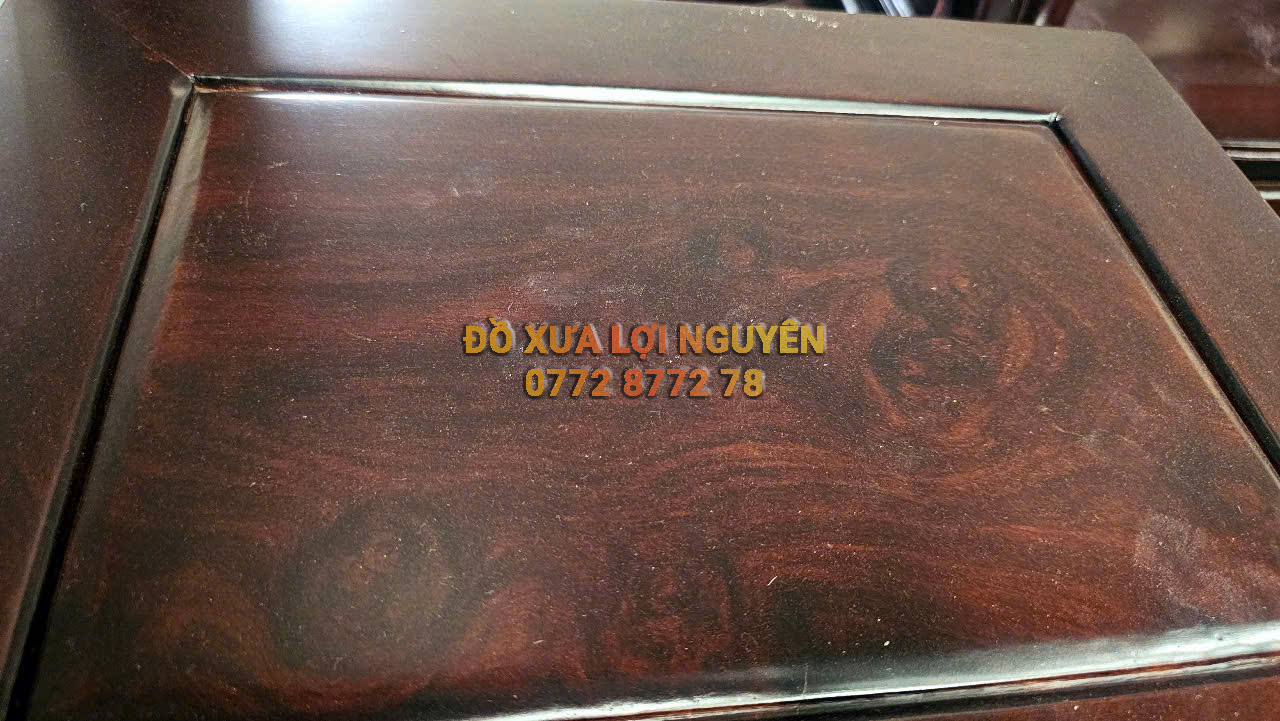 Bộ móc tàu 8 món gỗ trắc ta xưa đẹp