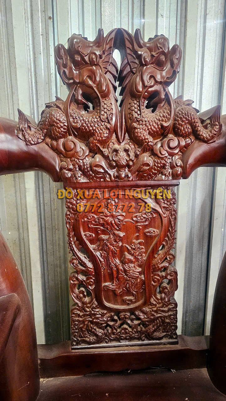 Bộ bàn gỗ xoan đào, 6 món, tay 16, to đẹp