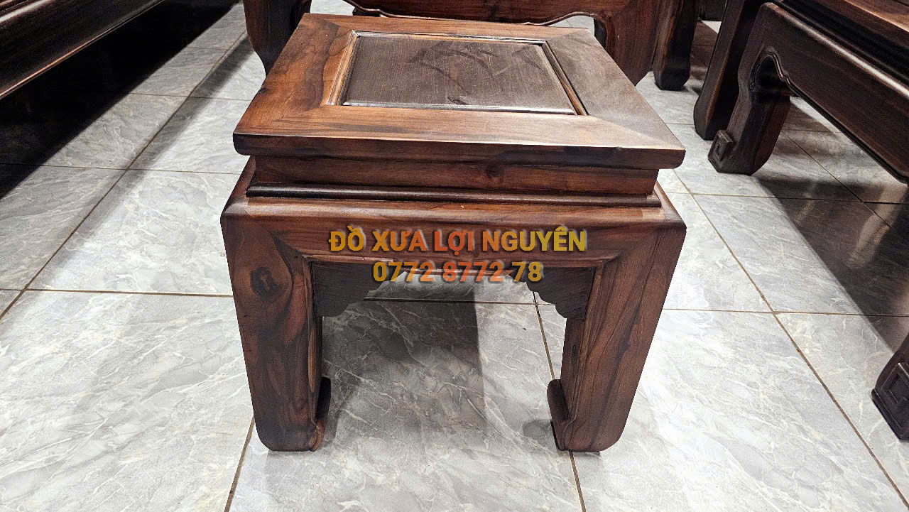 Bộ bàn 6 món, Gỗ mun ta xưa