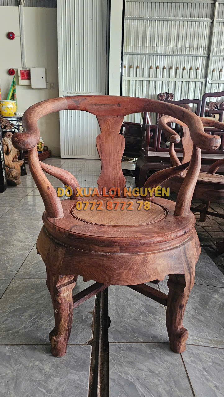 Bộ bàn minh thúng, gỗ cẩm lai xưa, 7 món