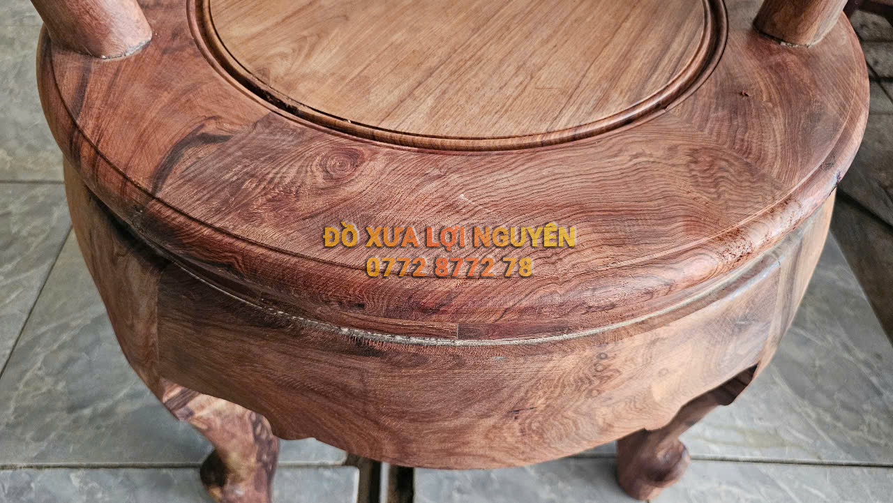 Bộ bàn minh thúng, gỗ cẩm lai xưa, 7 món