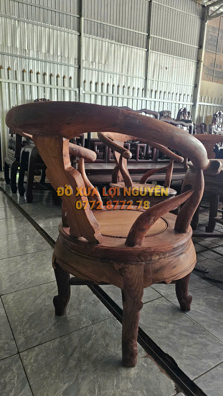 Bộ bàn minh thúng, gỗ cẩm lai xưa, 7 món