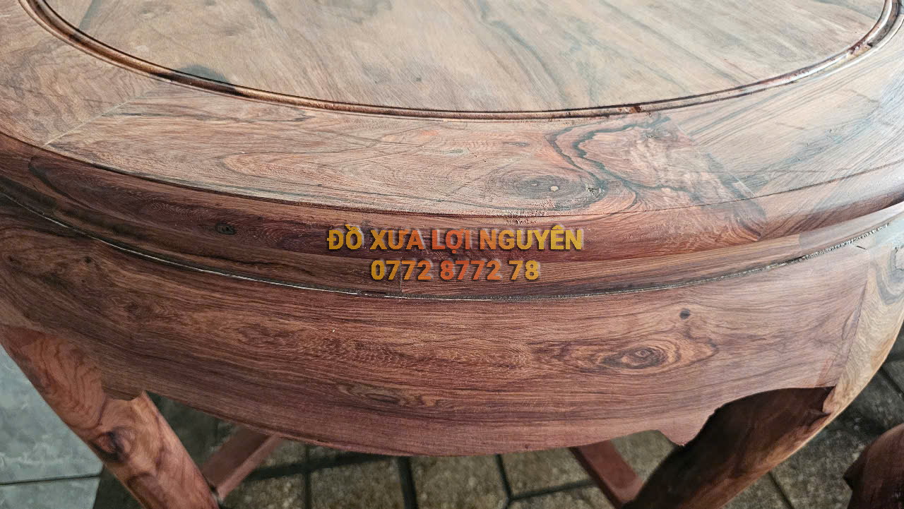 Bộ bàn minh thúng, gỗ cẩm lai xưa, 7 món