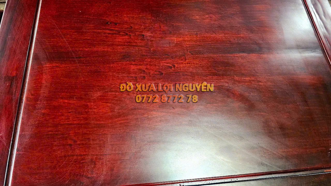 Bộ bàn gỗ cẩm lai xưa, 6 món đẹp