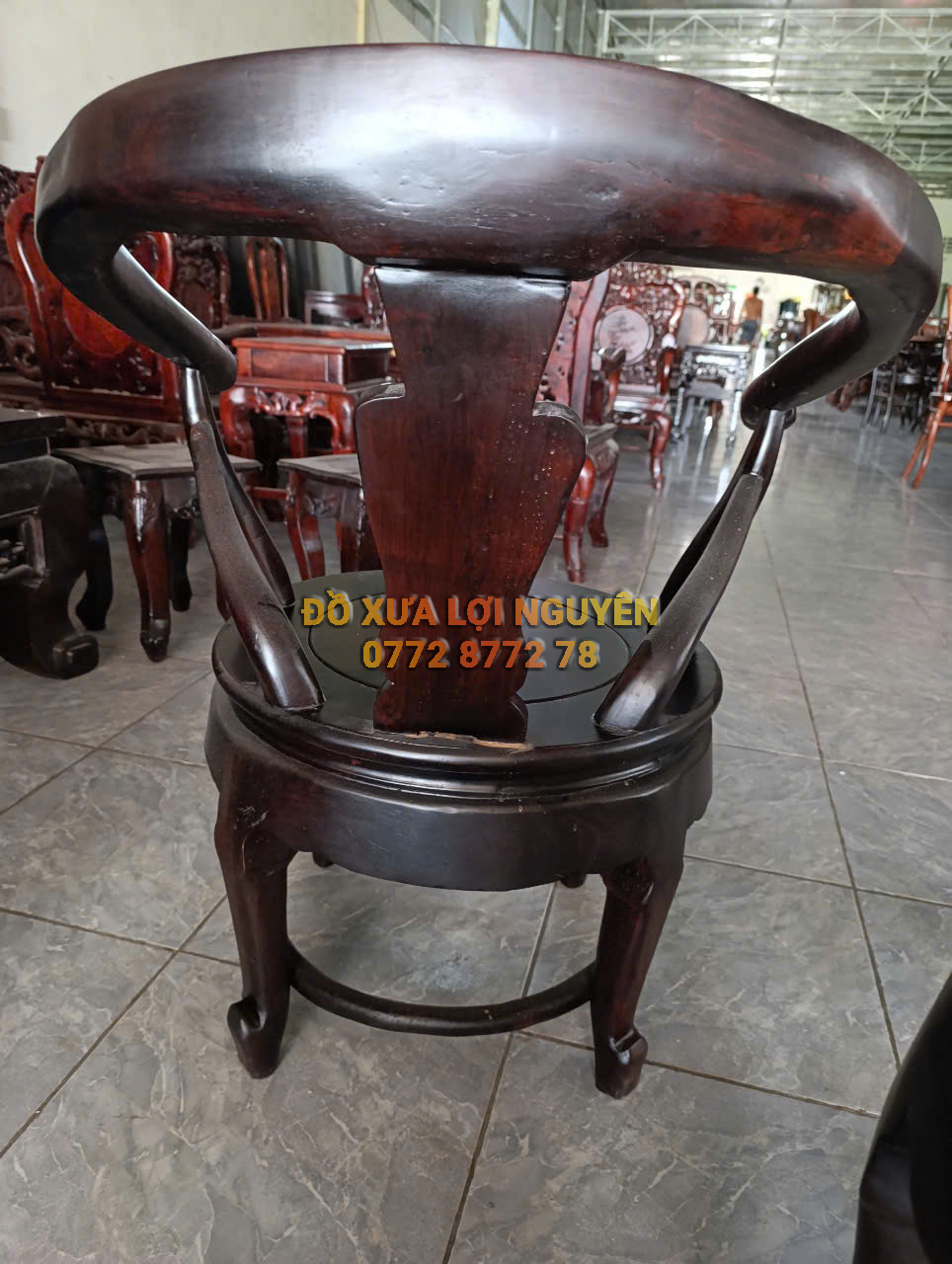 Bộ 3 món gỗ trắc ta xưa đẹp