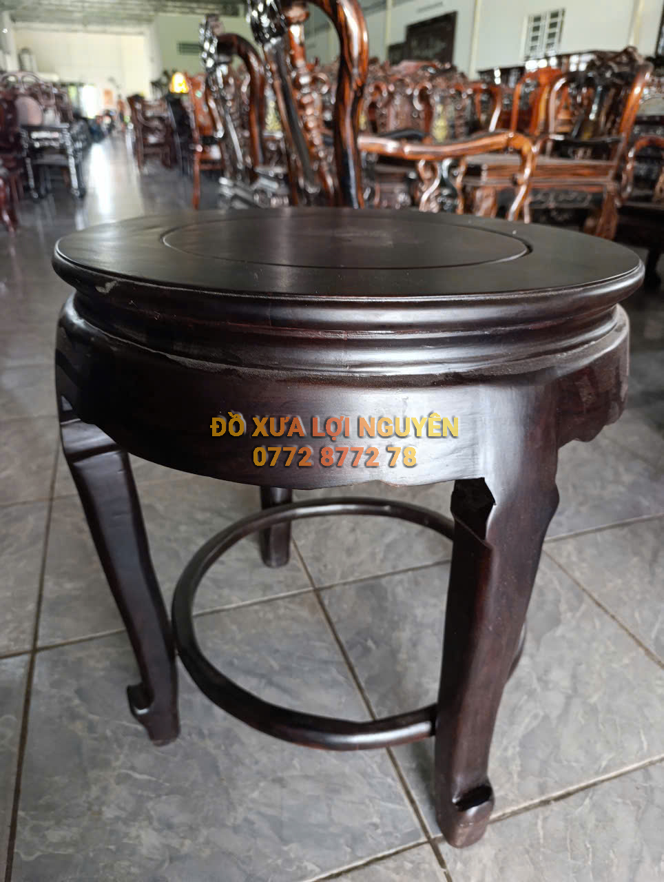 Bộ 3 món gỗ trắc ta xưa đẹp