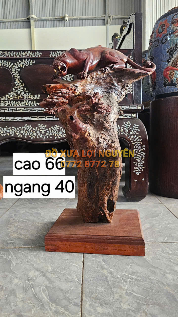 Tượng gỗ cẩm lai - 2