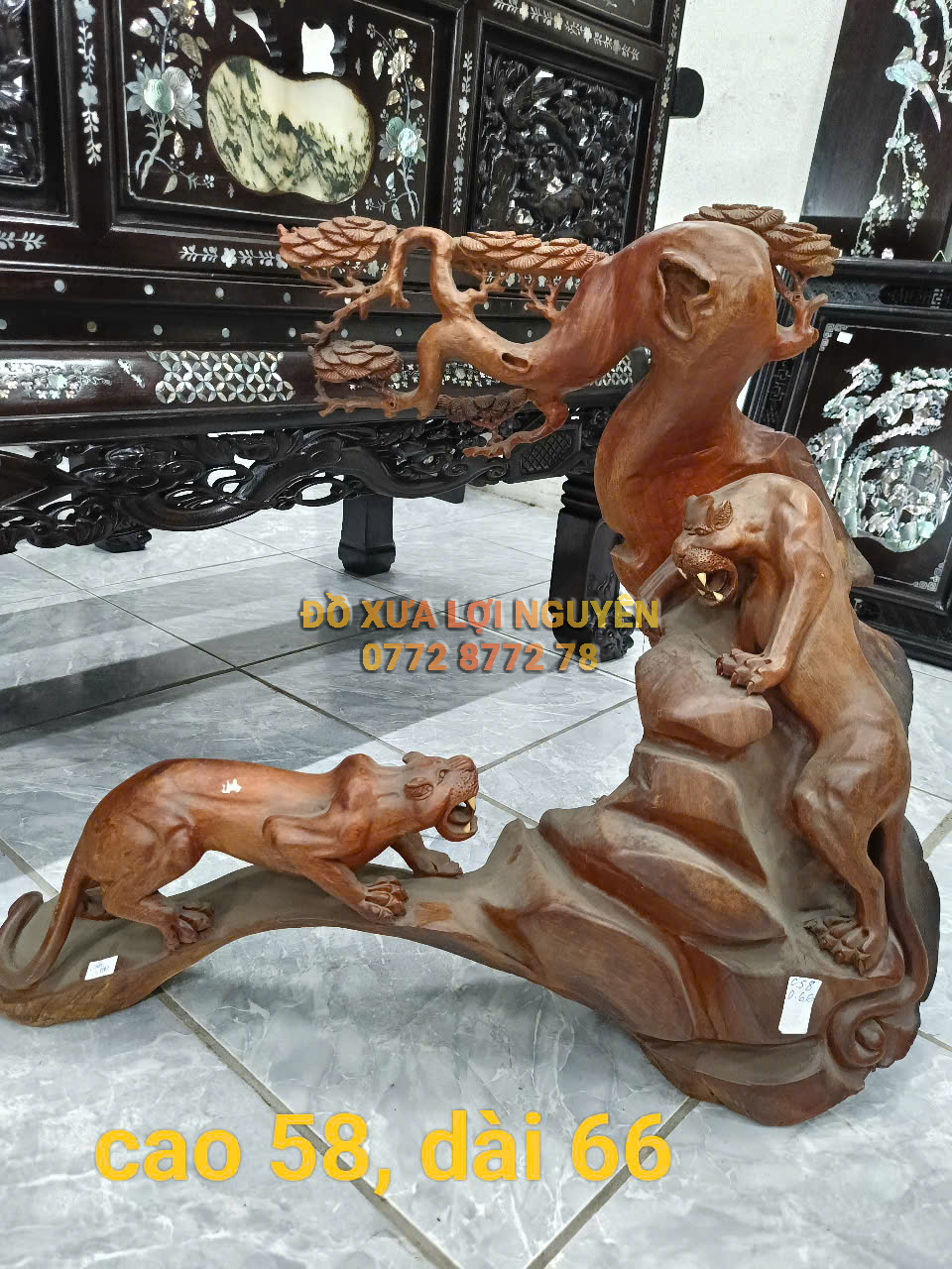 Tượng gỗ cẩm lai - 3