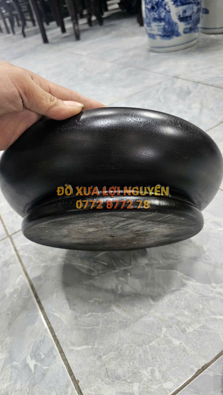 Tráp tròn bánh kẹo, gỗ gõ mật, cẩn ốc đẹp