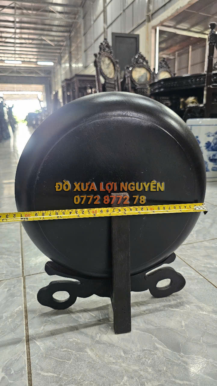 Dĩa tranh chim hoa, gỗ gõ mật