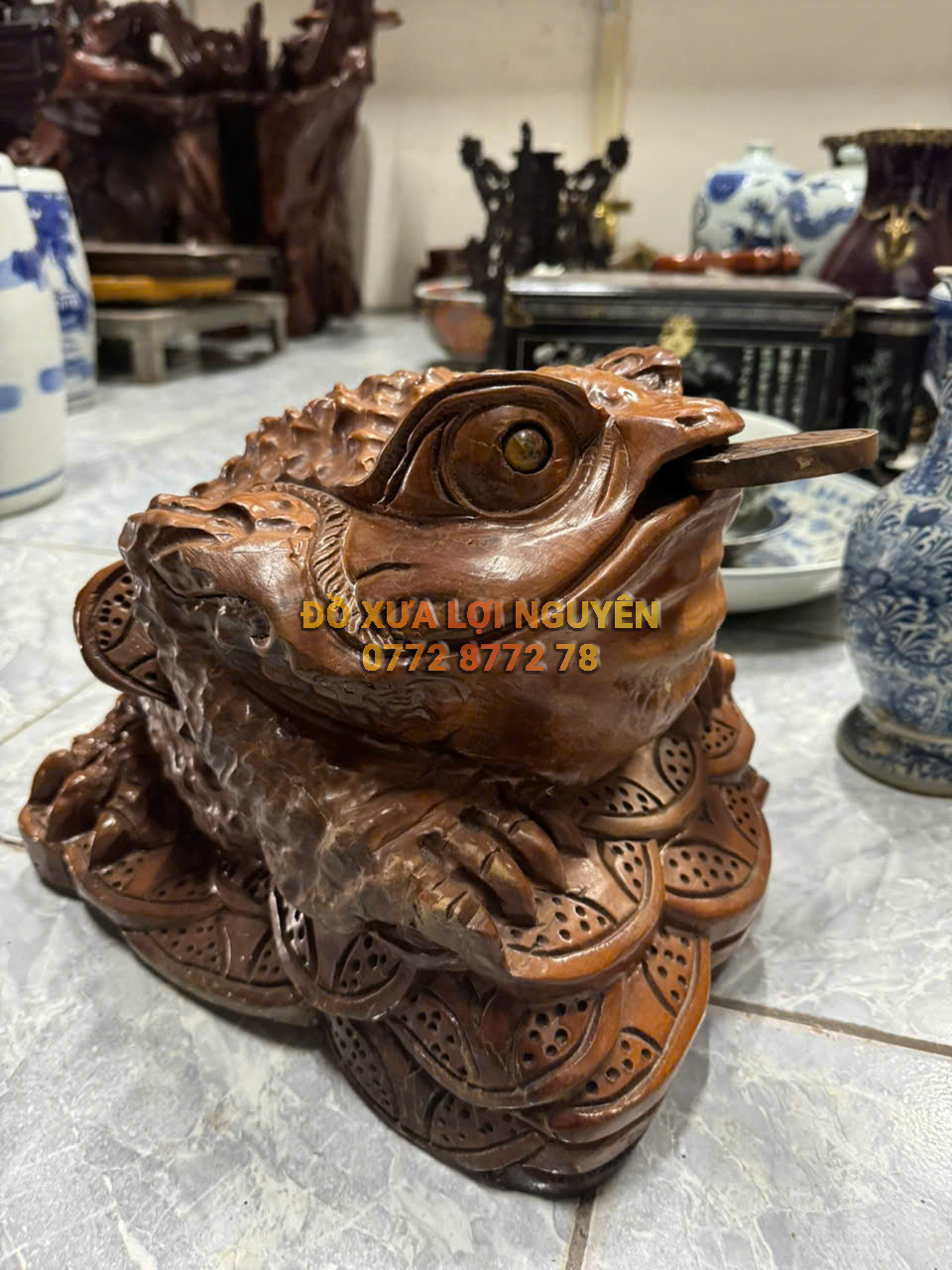 Cụ cóc gỗ gõ chuẩn xưa