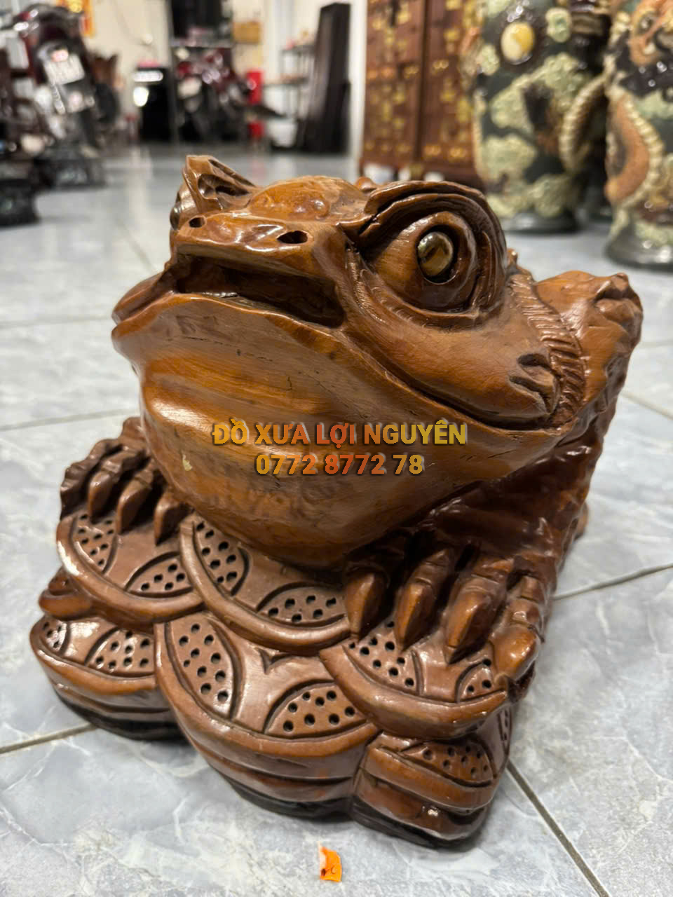 Cụ cóc gỗ gõ chuẩn xưa