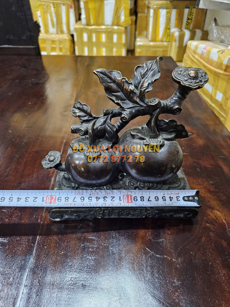 Quả hồng như ý bằng đồng