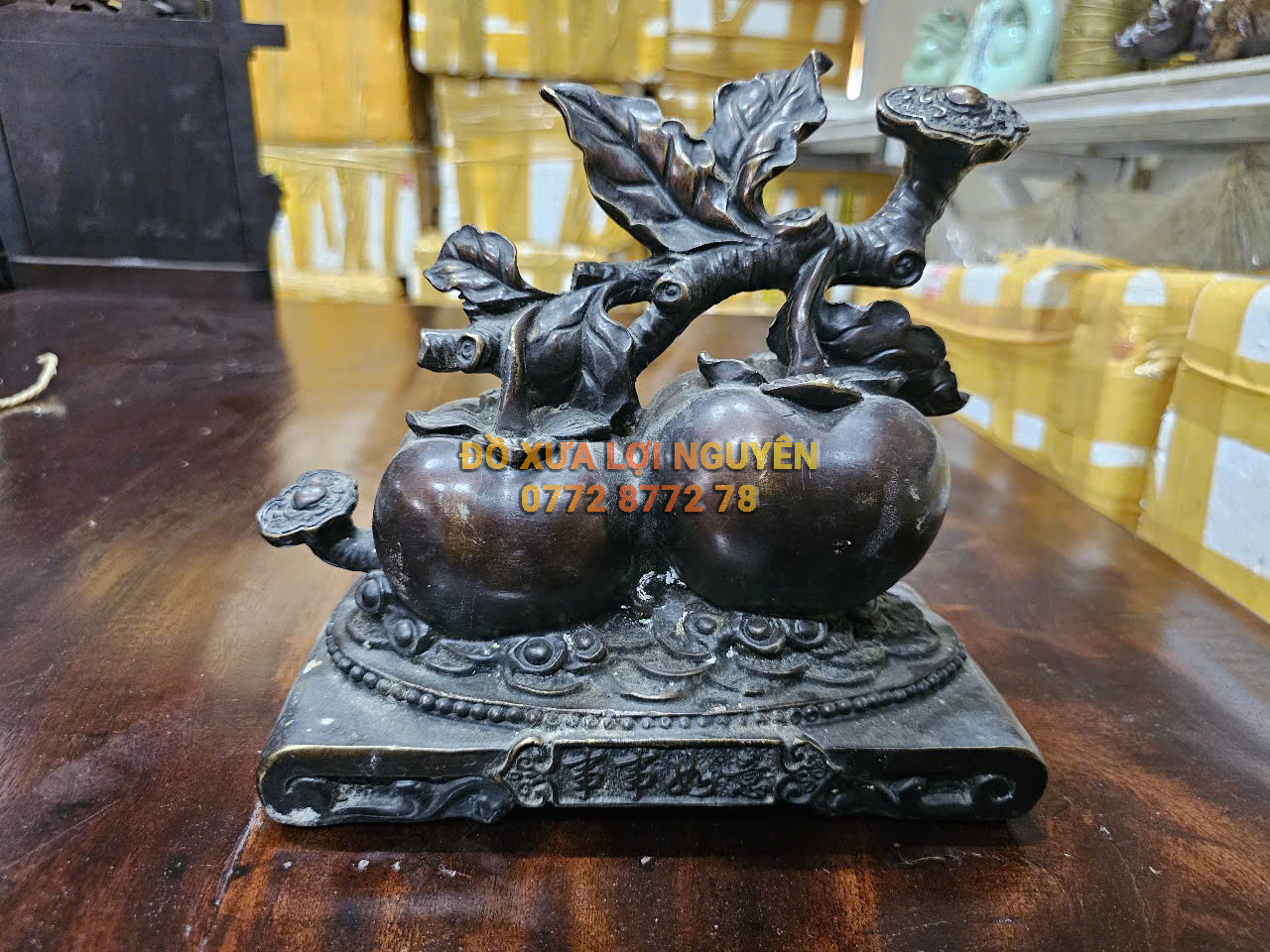 Quả hồng như ý bằng đồng