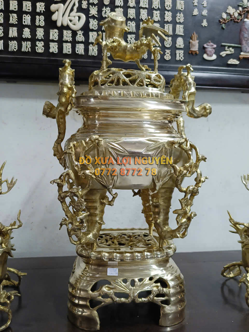 Bộ đỉnh đồng trúc tre