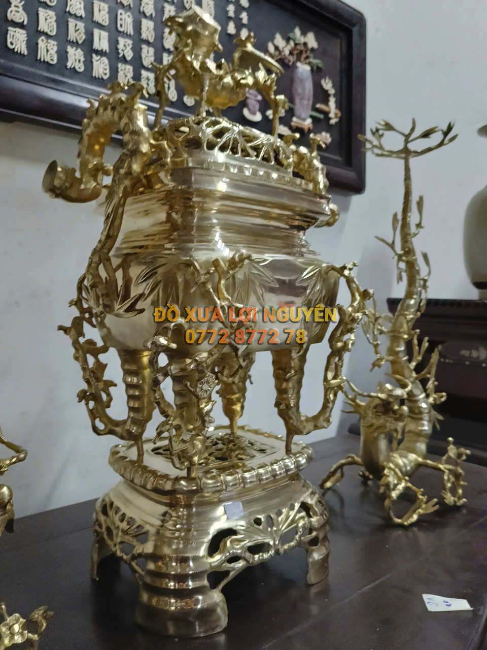 Bộ đỉnh đồng trúc tre