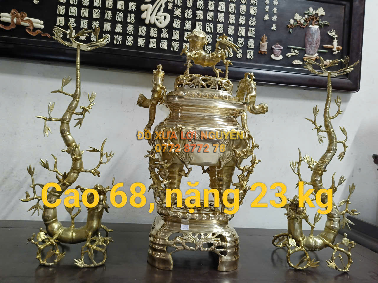 Bộ đỉnh đồng trúc tre