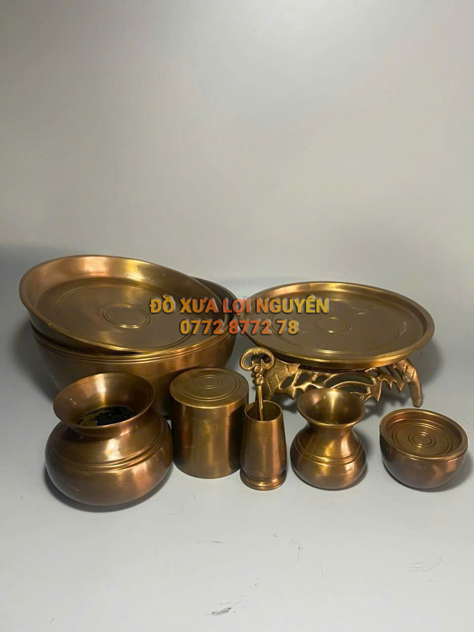 Bộ cơi trầu đồng