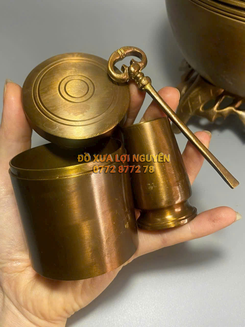 Bộ cơi trầu đồng