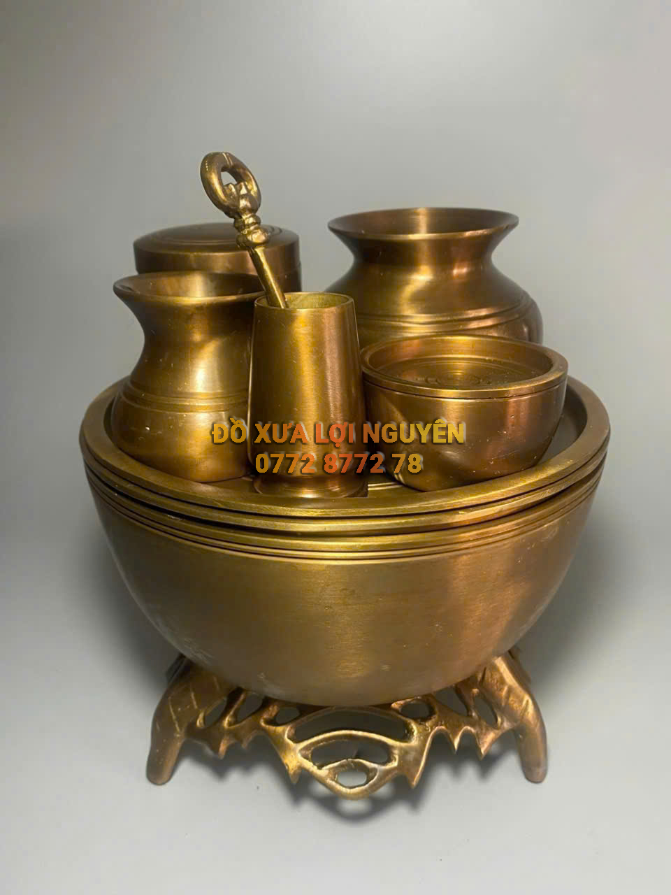 Bộ cơi trầu đồng