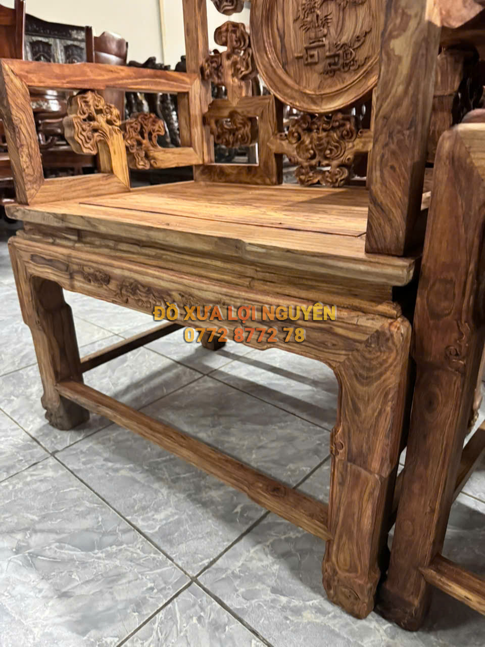 Bộ 3 món gỗ sưa đỏ vip, hiếm gặp