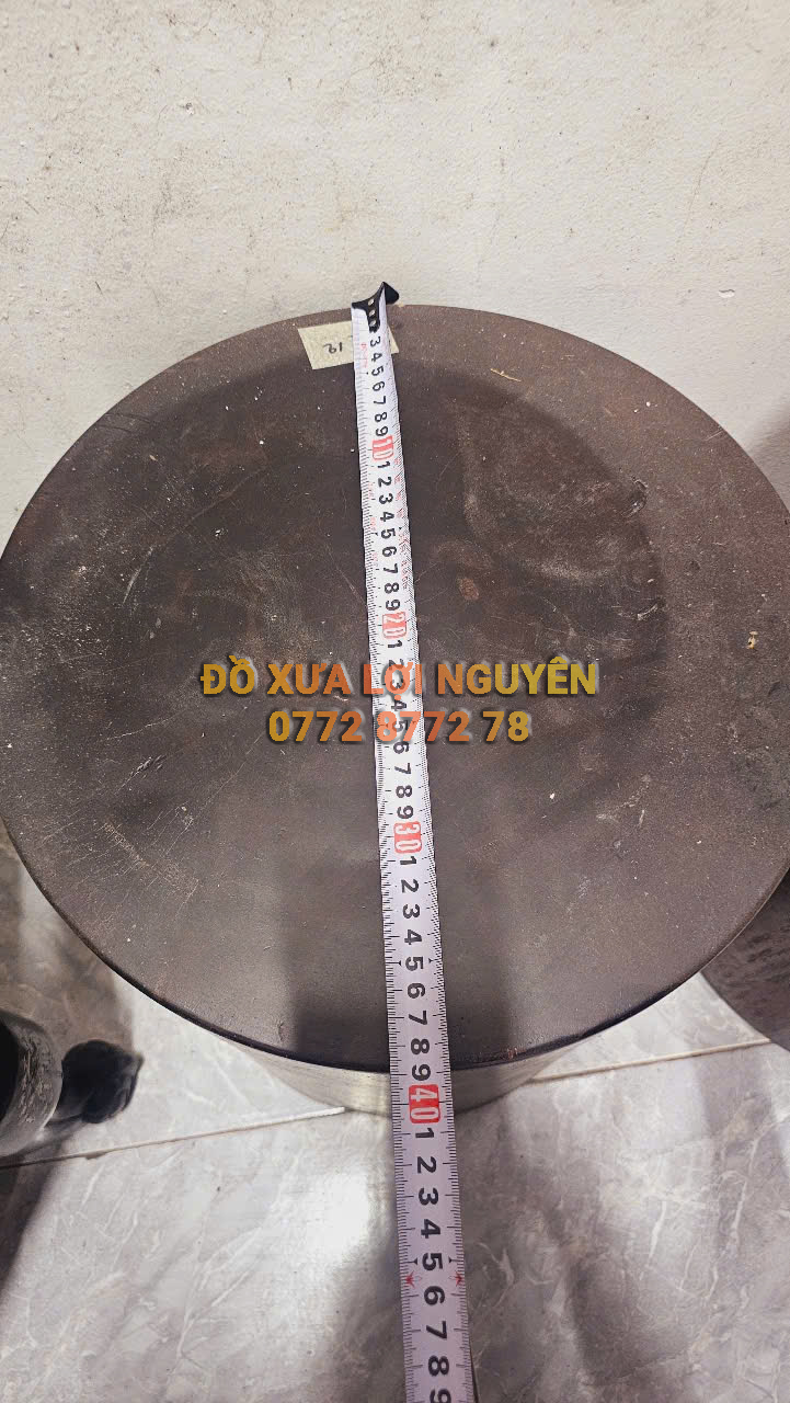 Đôn gỗ cẩm thị xưa, nguyên khối