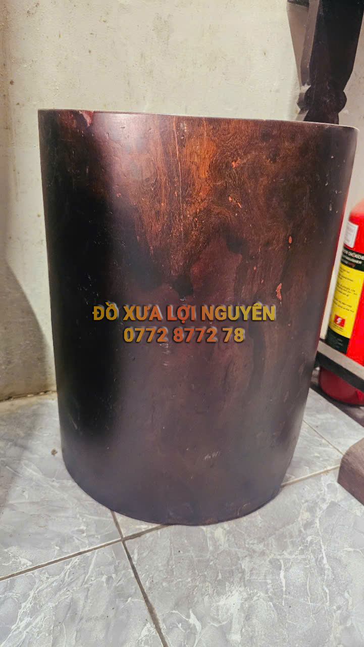 Đôn gỗ cẩm thị xưa, nguyên khối