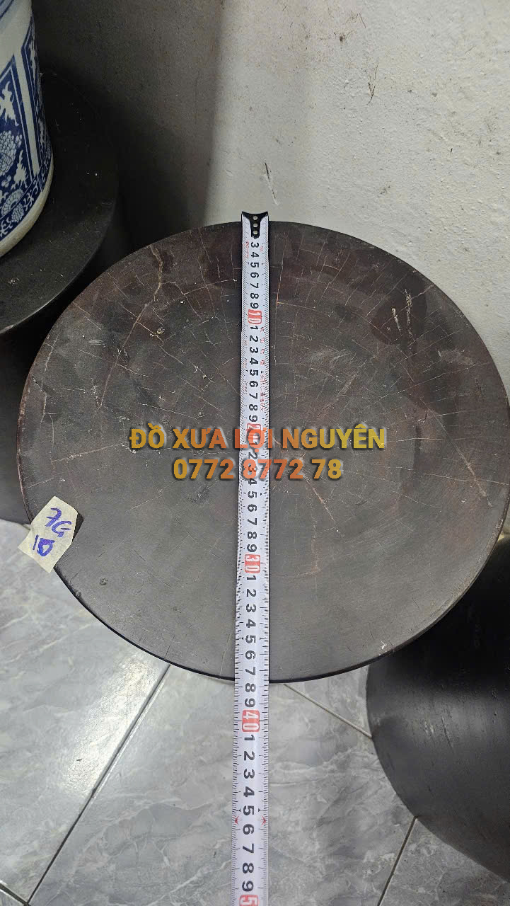 Đôn gỗ cẩm thị xưa, nguyên khối