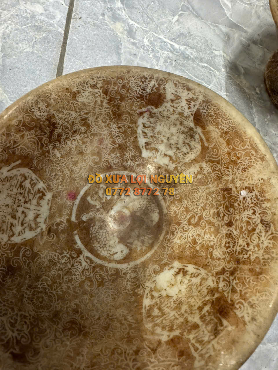 Cặp bát đá hàng tàu xưa