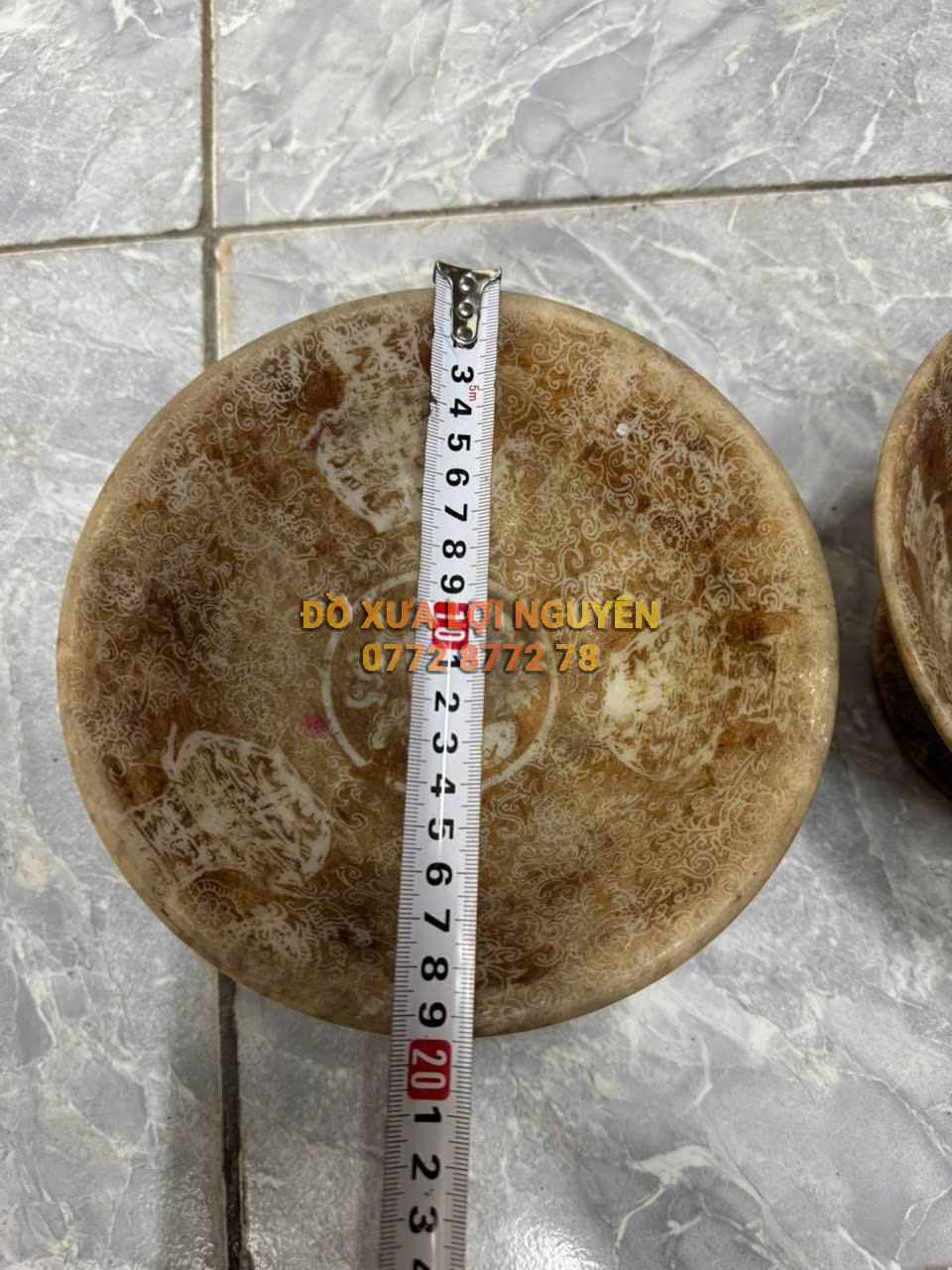 Cặp bát đá hàng tàu xưa